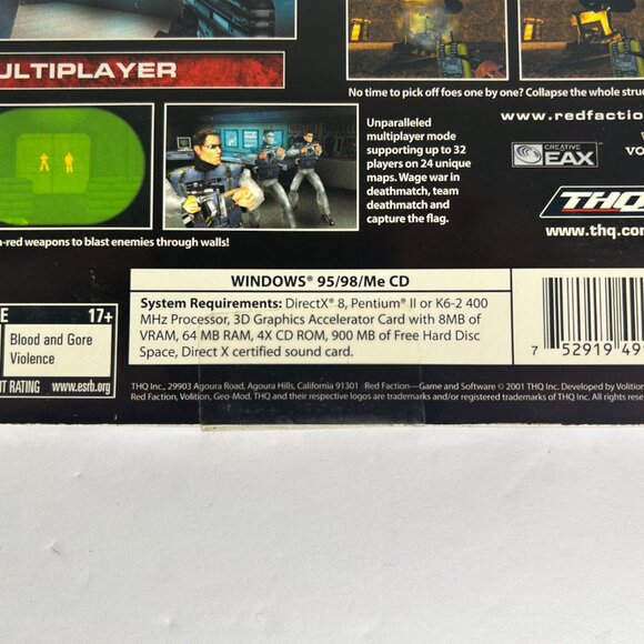 Red Faction (PC, 2001) By THQ - Picture 3 of 3